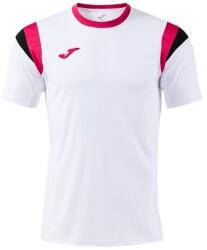 Joma Tricou pentru bărbați Joma Terra Short Sleeve T-Shirt White/Fuchsia XXL