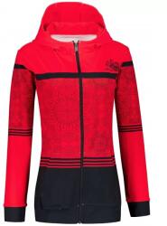 Altisport Női pulóver a zip prémiumon ALTISPORT VOJ/ALW023MI02 PIROS méret: M