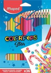 Maped Színes ceruza készlet, háromszögletű, Color`Peps, 36 különböző szín (832017FC)