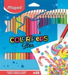 Maped Színes ceruza készlet, háromszögletű, Color`Peps, 48 különböző szín (832048FC)