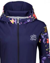 Altisport Női pulóver a zip prémiumon ALTISPORT VOJ/ALW063MI02 SÖTÉT LILA méret: S