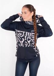 Altisport Női pulóver a zip prémiumon ALTISPORT VOJ/ALW060MI02 FEKETE -BROWN méret: XS