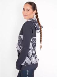 Altisport Női pulóver a zip prémiumon ALTISPORT VOJ/ALW061MI02 FEKETE -FEHÉR méret: M