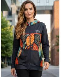 Altisport Női pulóver a zip prémiumon ALTISPORT VOJ/ALW061MI02 NARANCSSÁRGA/KÉK méret: XL