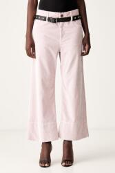 Pinko pantaloni pentru femei din catifea reiată 9BY2-SJDZMH_30X (107418.A3HF)