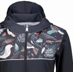 Altisport Női pulóver a zip prémiumon ALTISPORT VOJ/ALW062MI02 FEKETE méret: XXXL