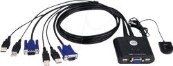 ATEN Switch KVM EDIMAX ATEN CS22U, 2x 1, USB (ATEN-CS22-USB)