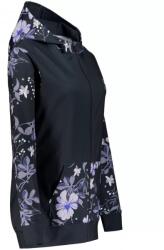 Altisport Női pulóver a zip prémiumon ALTISPORT VOJ/ALW063MI02 FEKETE méret: L
