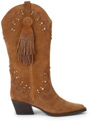 Kurt Geiger London cizme cowboy pentru femei din piele întoarsă Oxford Western Tassel 9BY2-OBDYKK_82X (5858339209)