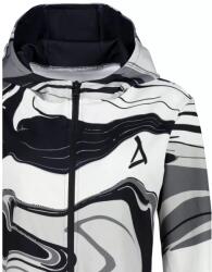 Altisport Női funkcionális pulóver a zip prémiumon ALTISPORT VOJ/ALW099MI02 FEKETE -FEHÉR méret: XL