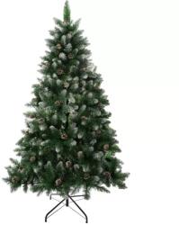 Magic home Albero műfenyő, havas végek, tobozokkal, 210 cm