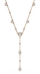 Swarovski lănțișor pentru femei placat cu aur zirconiu cubic IMBER 9BY2-AKDZCI_10Y (5763813)