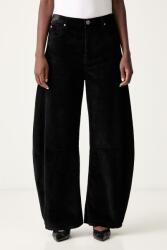 Pinko pantaloni pentru femei din catifea reiată 9BY2-SJDZMJ_99X (107196.A3HF)