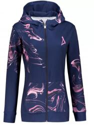 Altisport Női pulóver a zip prémiumon ALTISPORT VOJ/ALW064MI02 KÉK -DAGANAT méret: XL