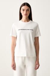 MM by Max Mara női pamut póló MMLEXPLOIT - bézs S