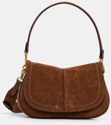 Gianni Chiarini keresztpántos táska női velúrbőr HELENA ROUND - barna Univerzális méret - answear - 104 990 Ft
