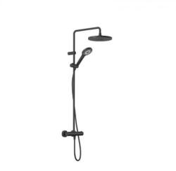 Kludi Coloana de dus cu termostat Kludi Dive X 250, negru mat (6906739-00) (6906739-00)