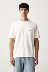 Scotch & Soda férfi pamut póló - bézs M - answear - 20 990 Ft