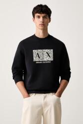 Giorgio Armani kapucnis melegítőfelső férfi pamuttal - sötétkék M - answear - 43 990 Ft