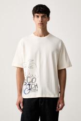Scotch & Soda férfi pamut póló - bézs L - answear - 20 990 Ft