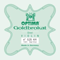 Optima Goldbrokat E 4/4 Soft Ball End E1 Corzi pentru vioară (O1001W)