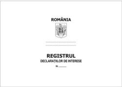  Registru declarații interese copertă imitație piele 100 file (SS32)