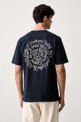 Scotch & Soda férfi pamut póló - sötétkék S - answear - 23 990 Ft
