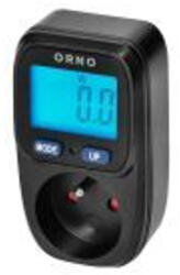 ORNO OR-WAT-419/B Digitális fogyasztásmérő, LCD kijelzővel, háttérvilágítással, fekete (OR-WAT-419/B)
