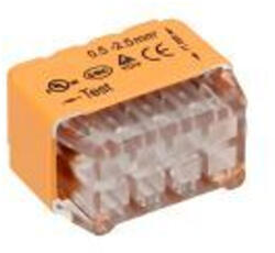 ORNO OR-SZ-8004/8/B8 Telepítői dugós csatlakozó 8 kábelhez (merev kábel 0, 75-2, 5 mm2), IEC 300V/24A, 8 db-os blisztercsomagolás (OR-SZ-8004/8/B8)