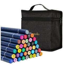 Deli Markere sketching cu 2 capete 1 mm/6 mm, 40 buc/set, Finenolo DELI (DLEC184-40)