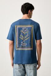 Scotch & Soda férfi pamut póló - kék XL