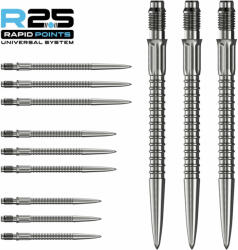 Mission darts fémhegy Mission R2.5 Rapid Points - GV1 ezüst, 40mm