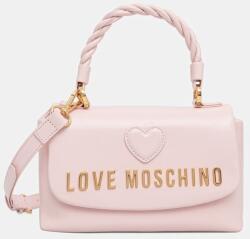 Love Moschino keresztpántos táska női bőr - rózsaszín Univerzális méret