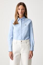 U. S. Polo Assn U. S. Polo Assn. női pamut ing Classic Fit Poplin - kék XL