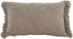  Perna decorativa TISECO SOLID 30x50 cm, gri-maroniu