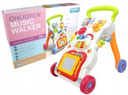 LandToys Tolókocsi Zenélő Interaktív Játék Gyerekeknek A Járás Tanulásához (LT01)