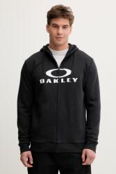 Oakley cipzáras melegítőfelső kapucnival férfi pamut - fekete M