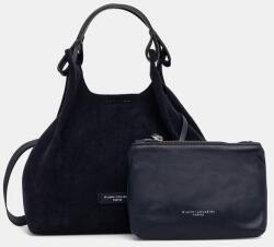 Gianni Chiarini keresztpántos táska női velúrbőr DUA - sötétkék Univerzális méret - answear - 104 990 Ft