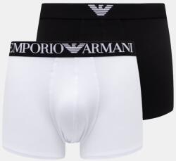 Emporio Armani Underwear testhezálló boxeralsó férfi pamut elasztánnal - fekete XXL