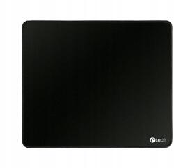 C-TECH MP-01 egérpad, fekete, 320x270x4mm, varrott szélekkel (MP-01BK)