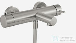 Webert ELIO STEEL fali kádcsaptelep zuhanyszett nélkül, rozsdamentes acél EA850102.440 (EA850102440)