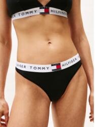 Tommy Hilfiger Női Tanga Bugyi 1P Thong (ext Sizes) Fekete Roz. m (UW0UW04956NL)