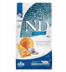 Farmina N&d Cat Ocean 1, 5kg Száraz Macskaeledel Hering sütőtökkel és Naranccsal