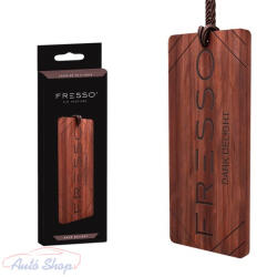 FRESSO Dark Delight Luxus autóillatosító prémium autóillatosító autóparfüm Hanger fa lógó illat Légfrissítő