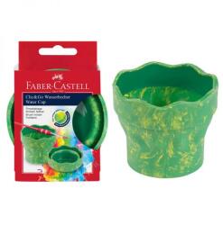 Faber-Castell Faber Castell - Click and Go ecsetpohár - márvány zöld (FR-181528)