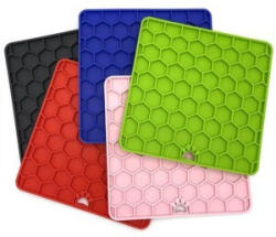 Holland Animal Care Lick Mat Honeycomb kék