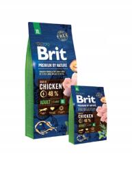 Brit Premium by Nature Felnőtt XL száraz Kutyaeledel nagytestű felnőtt kutyák számára