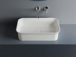 Foglia Lavoar pe blat, din compozit lucios, 60x40x15.9 cm, Foglia Riviera (631283061003)