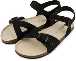 Vlnka Sandale barefoot pentru femei din piele Mika, negru mărimi încălțăminte adulți 42 (15-00833-42)