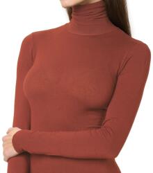 NOVODONIA, s. r. o Pulover damă cu guler cu mânecă lungă modal cu cașmir, scorțișoară mărimi îmbrăcăminte XL (2-30050-XL)